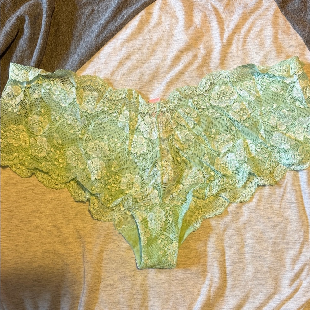 Victoria's Secret Mint Lace Panties
